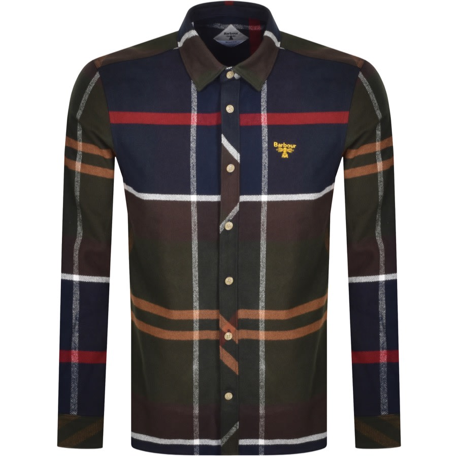 Alternative Image for ProductBarbour Beacon Broad Shirt Green1
